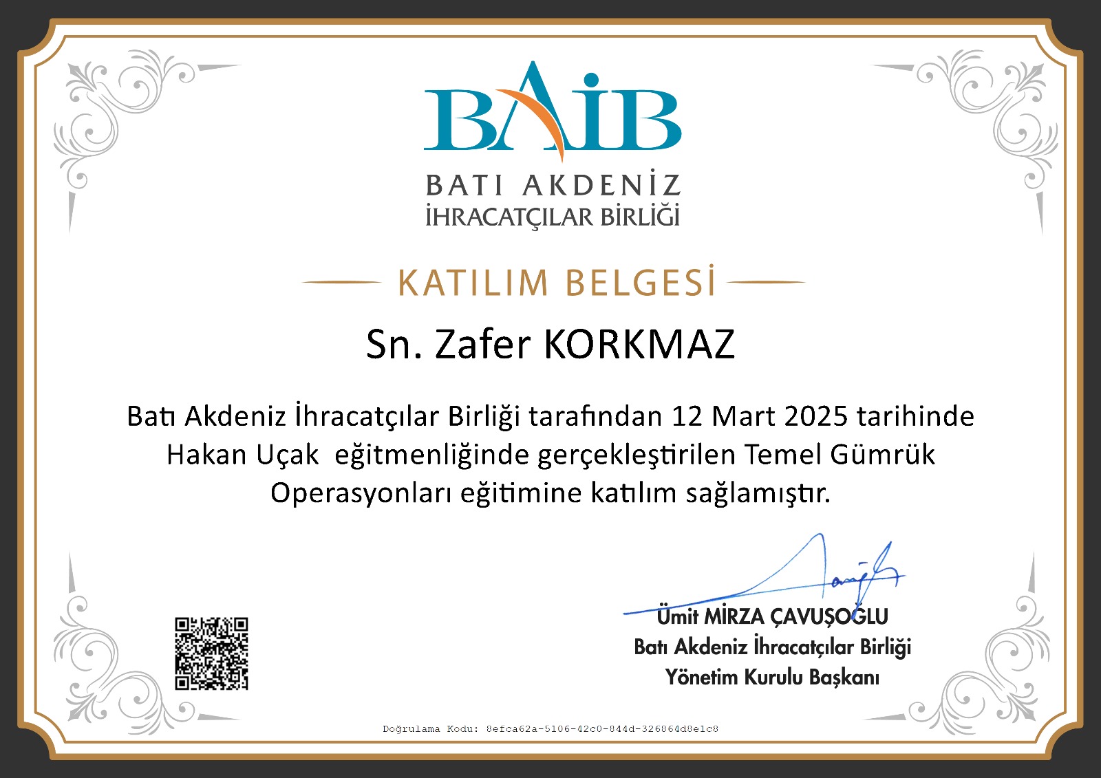 Temel Gümrük Prosedürleri - Batı Akdeniz İhracatçılar Birliği (BAİB)