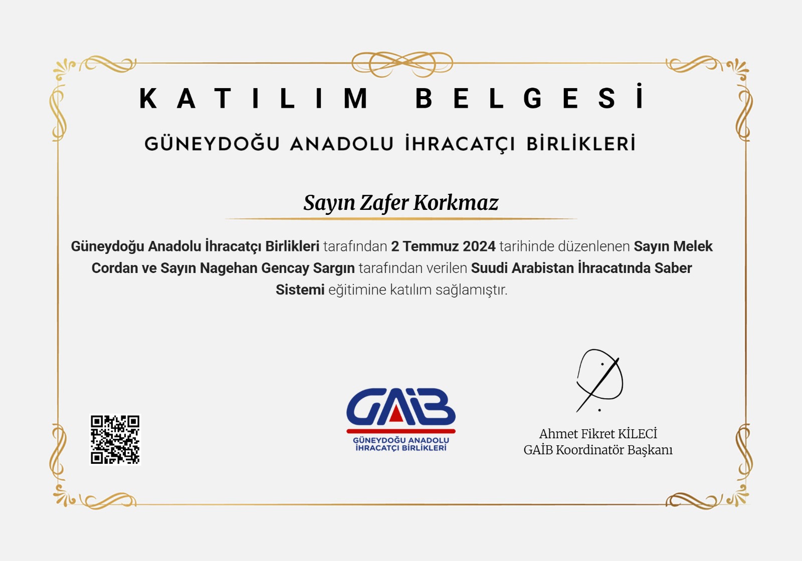 Suudi Arabistan'a İhracat - Güneydoğu Anadolu İhracatçı Birlikleri (GAİB)